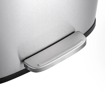 Qualiazero 13.2 GAL plus TWO 1.3 GAL Rectangular Step Can Trash Cans - Family Combo