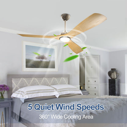 Remote Ceiling Fan with Lights Flush Mount