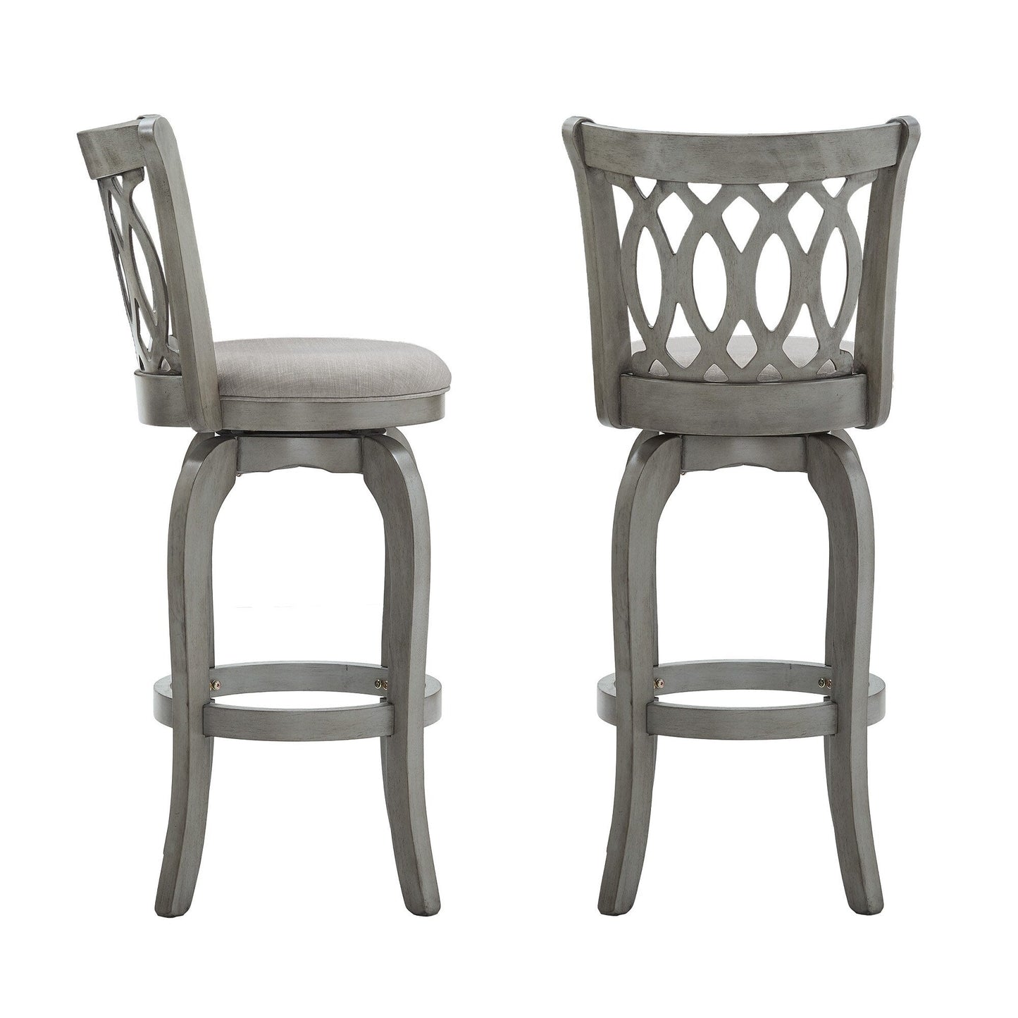 Rovinj Scroll Back Swivel Bar Stool