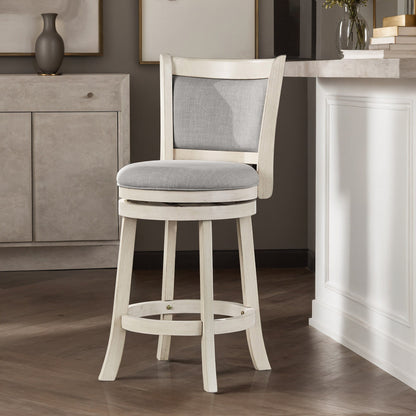 Rovinj Upholstered Back Swivel Stool