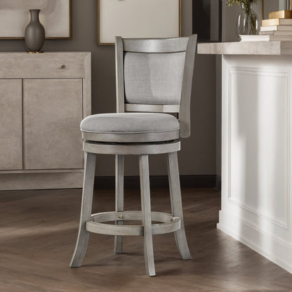 Rovinj Upholstered Back Swivel Stool