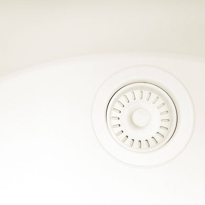 Ruvati 25-inch epiRock Workstation Warm White Undermount Laundry Sink - RVG2321WB