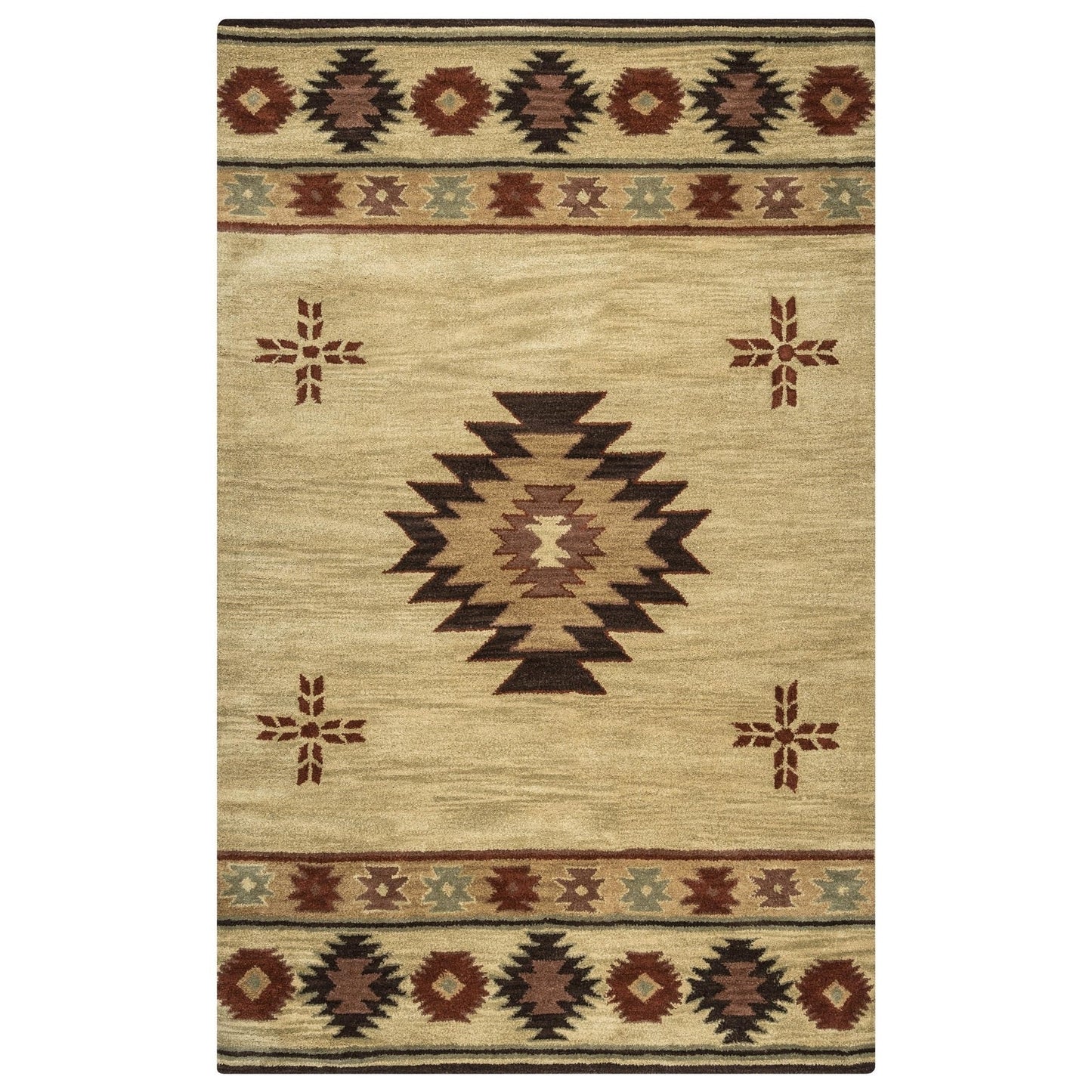 Alora Decor Ryder Southwestern Hand-tufted Wool Rug