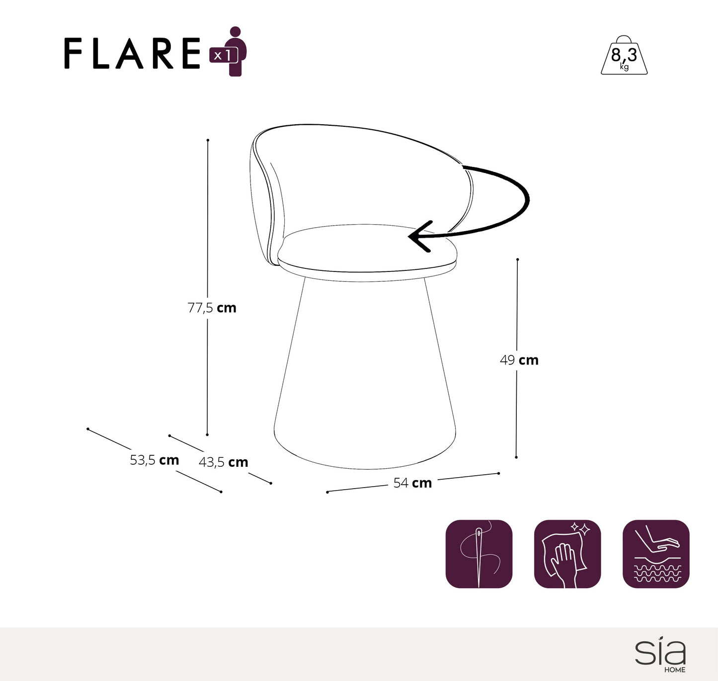 Fauteuil Flare