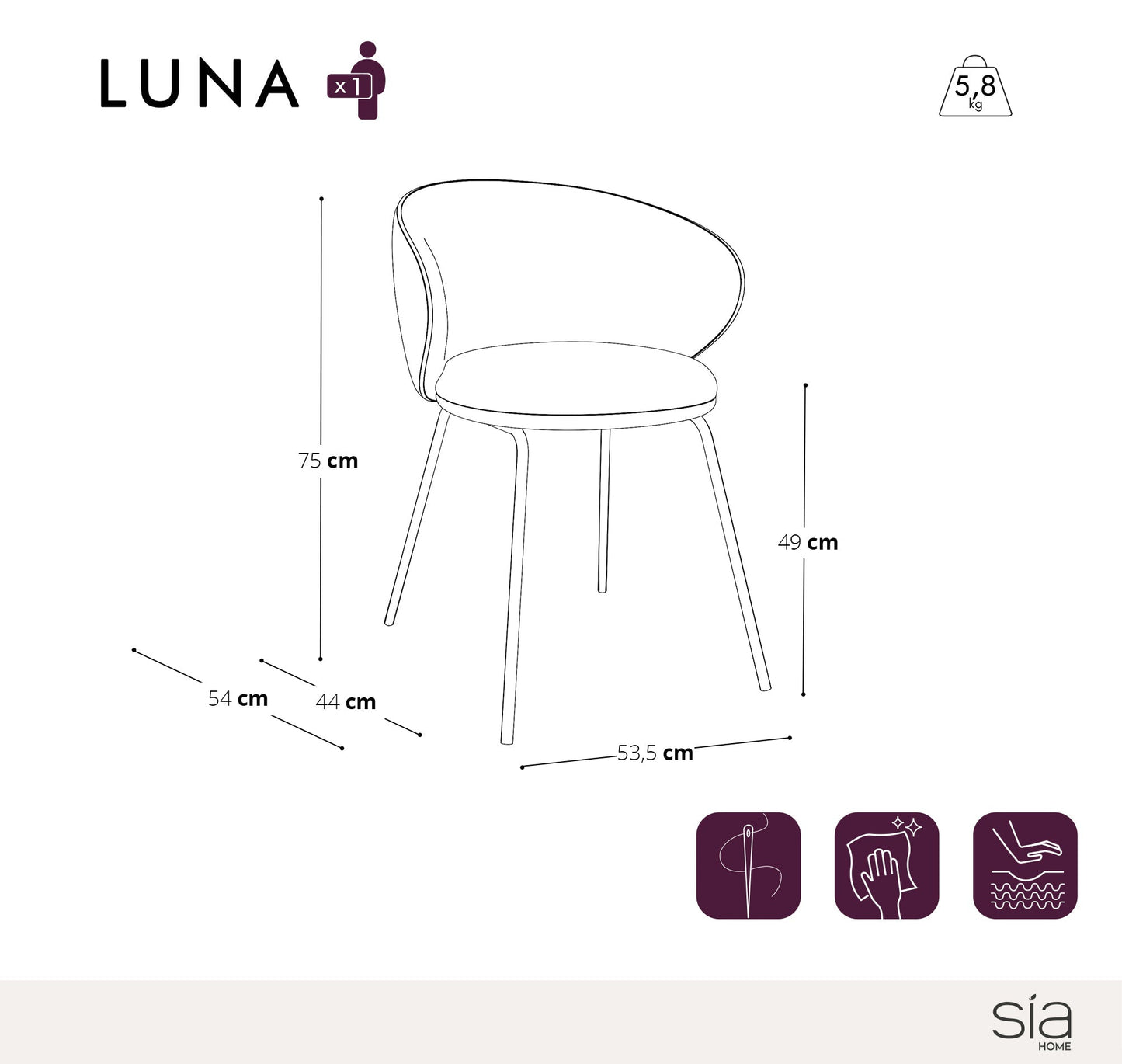 Chaises Luna