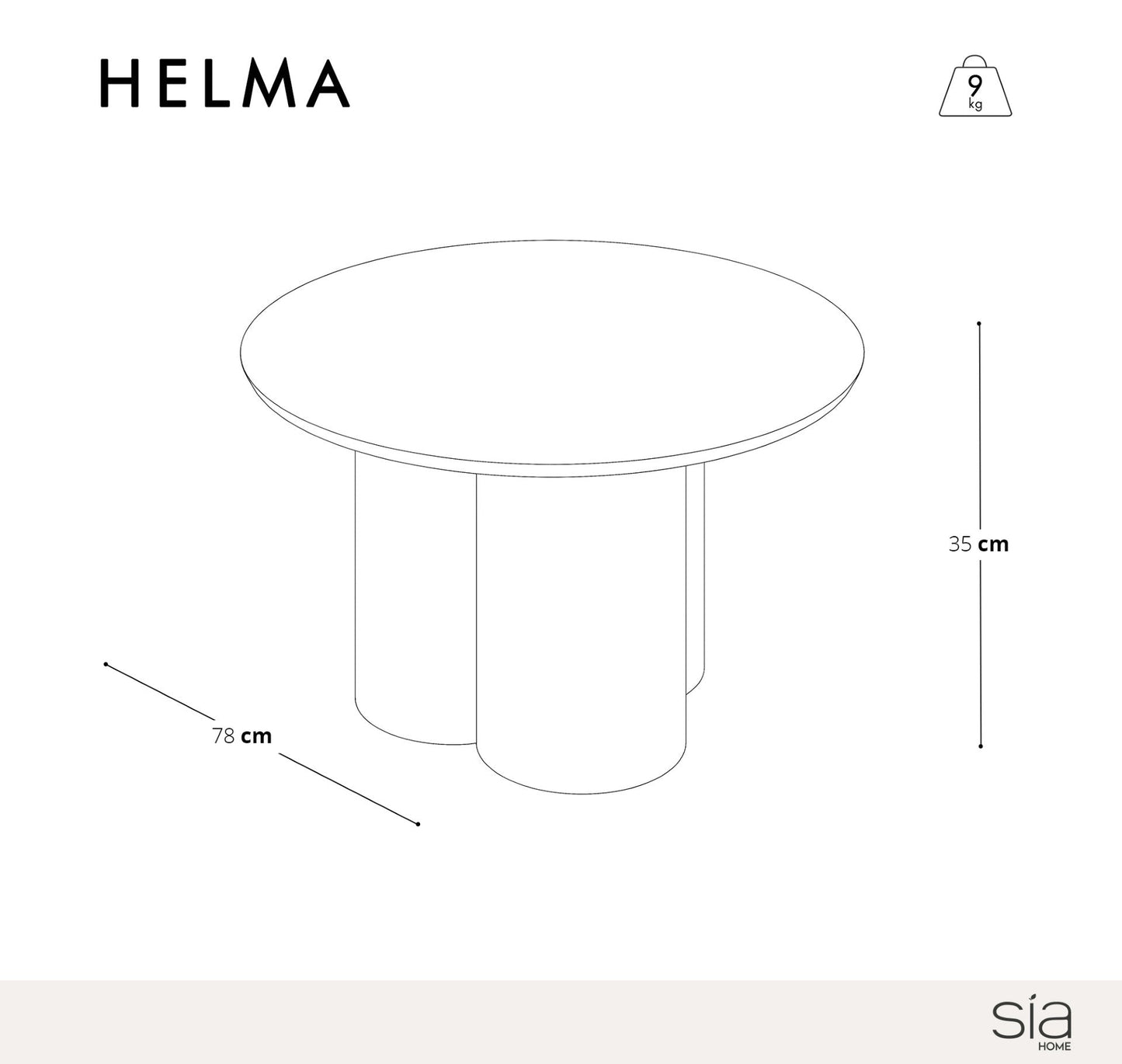 Table basse Helma