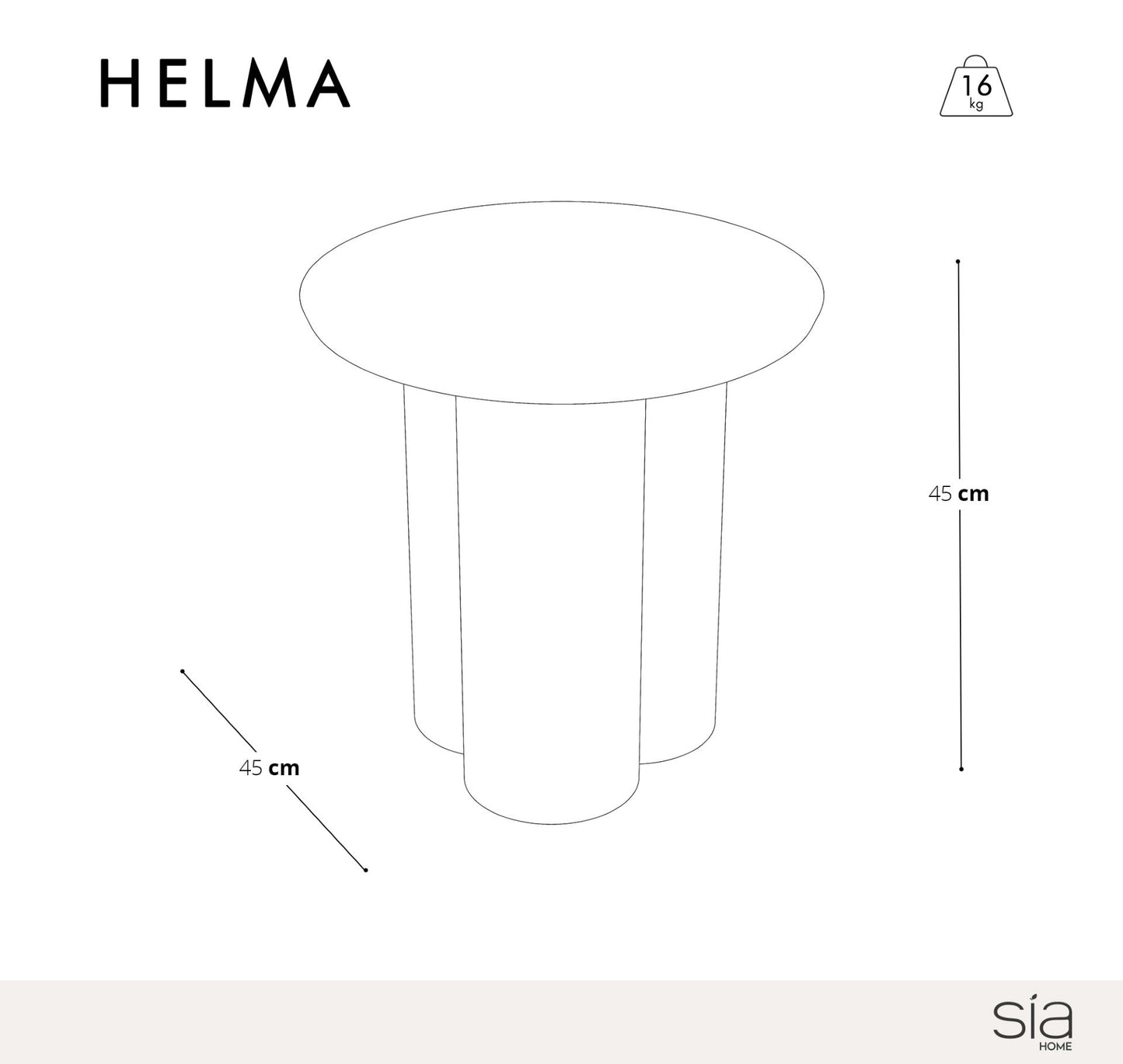 Table basse Helma