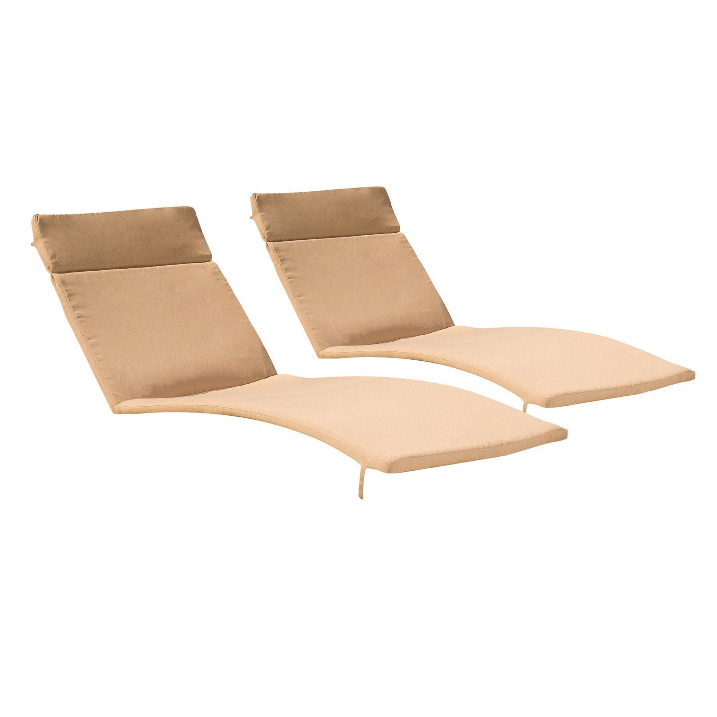 Salem Outdoor Cushion Set for Chaise Lounge - Cushions only (Set of 2) by Christopher Knight Home - 79.25L x 27.50W x 1.50H