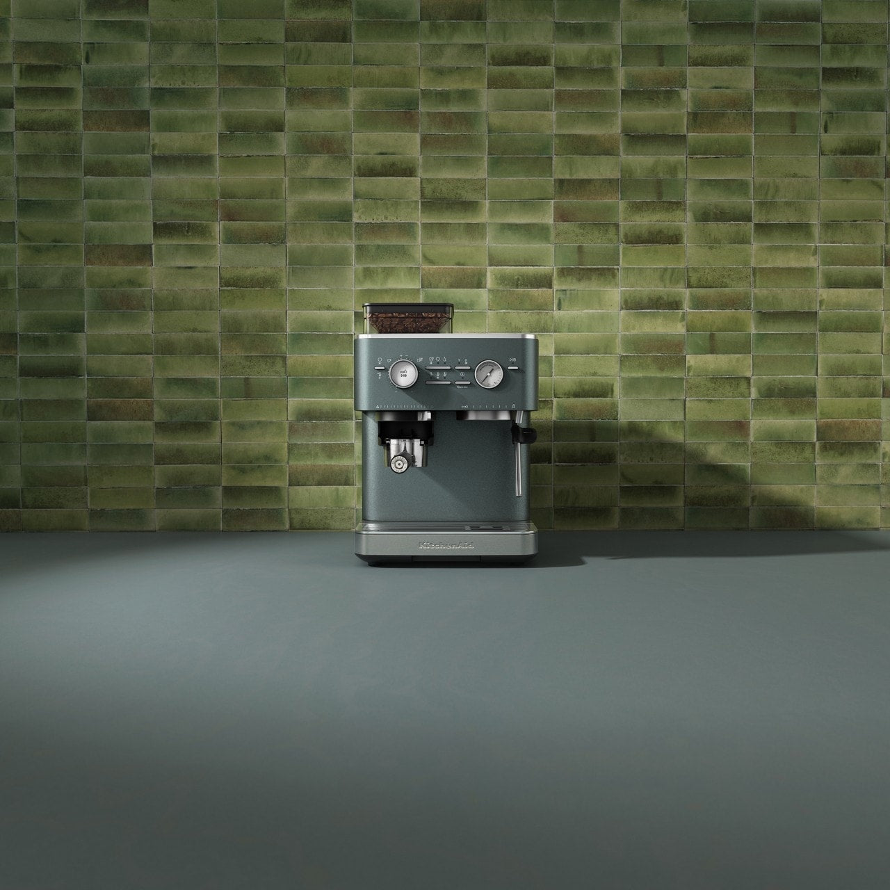 KitchenAid Semi Automatic Espresso Machine with Burr Grinder, KES6551