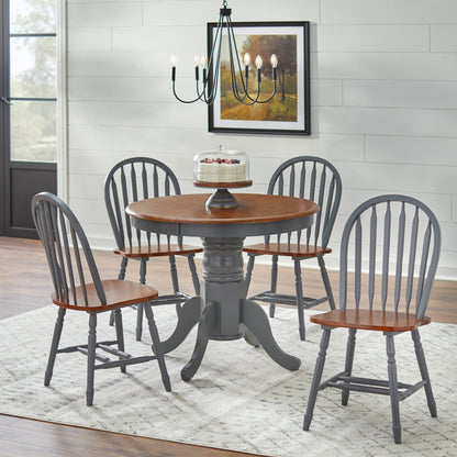Simple Living Carolina 5-piece Farmhouse Solid Wood Dining Set with Leaf