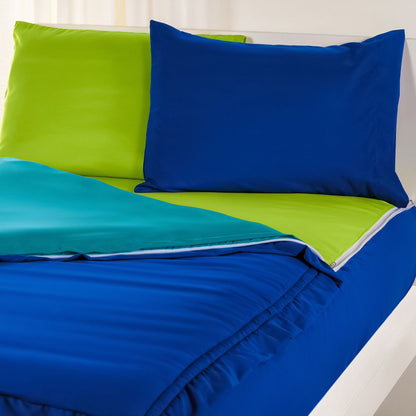 Siscovers Cobalt Blue Bunkie Deluxe Zipper Bedding Set