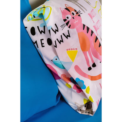 Siscovers I Heart Cats Bunkie Deluxe Zipper Bedding Set