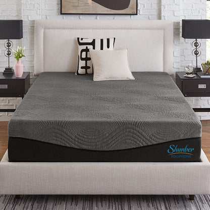 Slumber Solutions Active 12-inch Charcoal Memory Foam Mattress