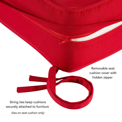 Sunbrella 2-Piece Premium Deep Seat Outdoor Cushion Set