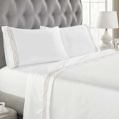 Superior Egyptian Cotton 1200 Thread Count Eco-Friendly Solid Sheet Set