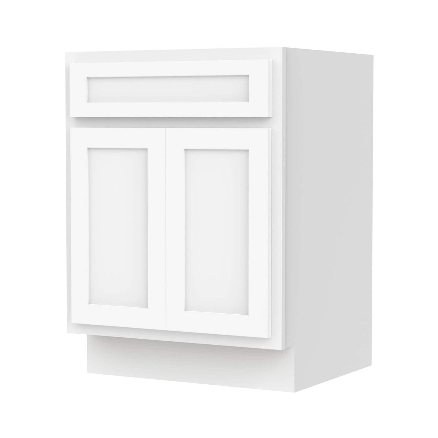 Vanity Art 24-inch Solid Wood Single Sink Bathroom Vanity Cabinet