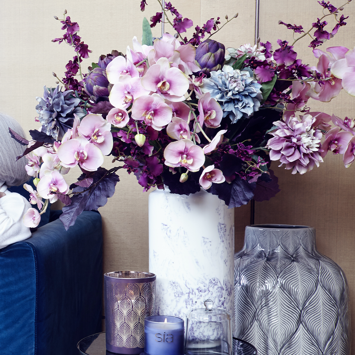 Tige d'Orchidée Phalaenopsis Budy