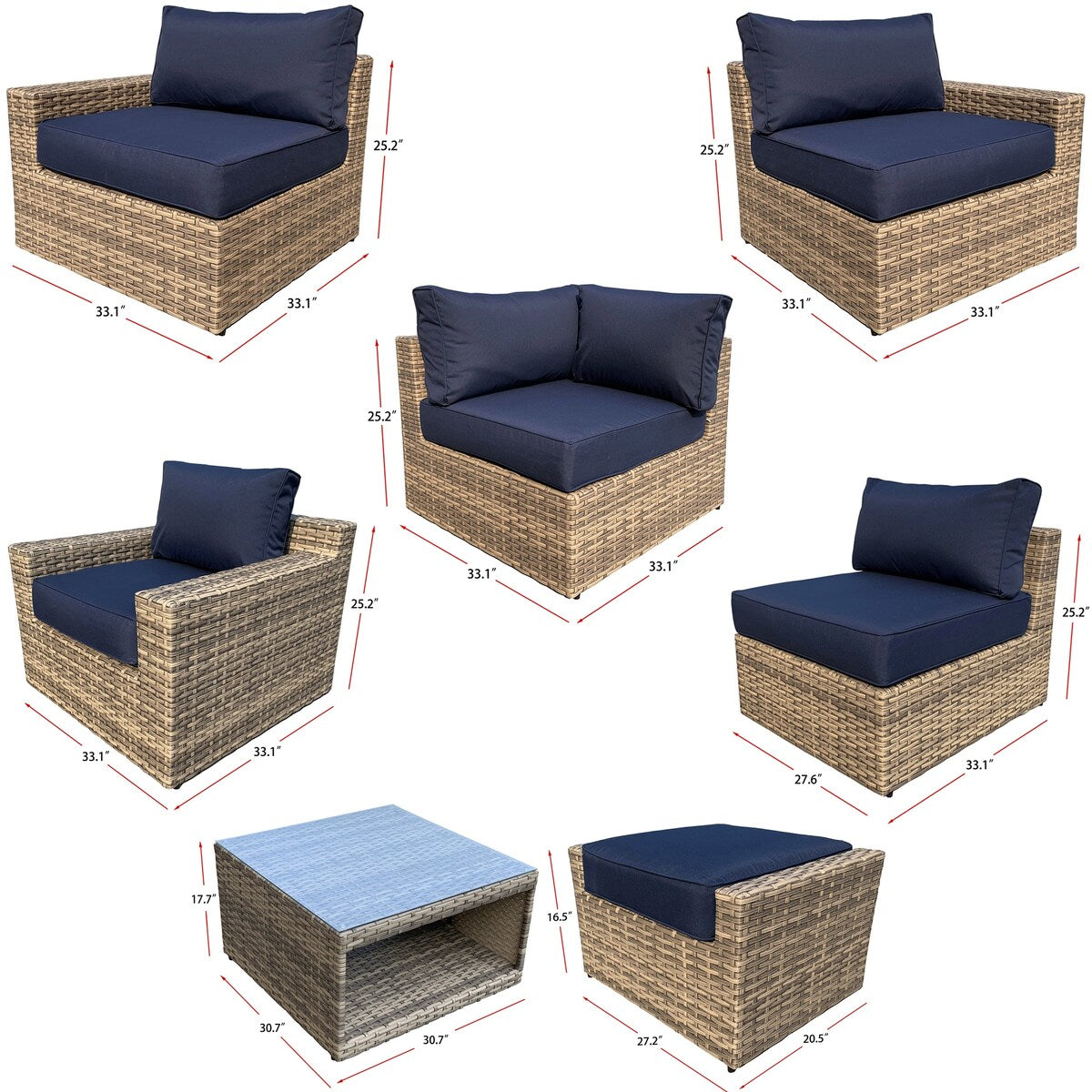 Ventura 12-Piece Deep Seating Set