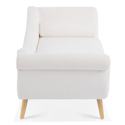 Vintage Chaise Lounge with Scroll Arms by Christopher Knight Home