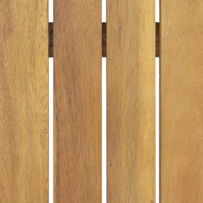 Willowbrook Outdoor Acacia Wood 4 Seater Chat Set by Christopher Knight Home