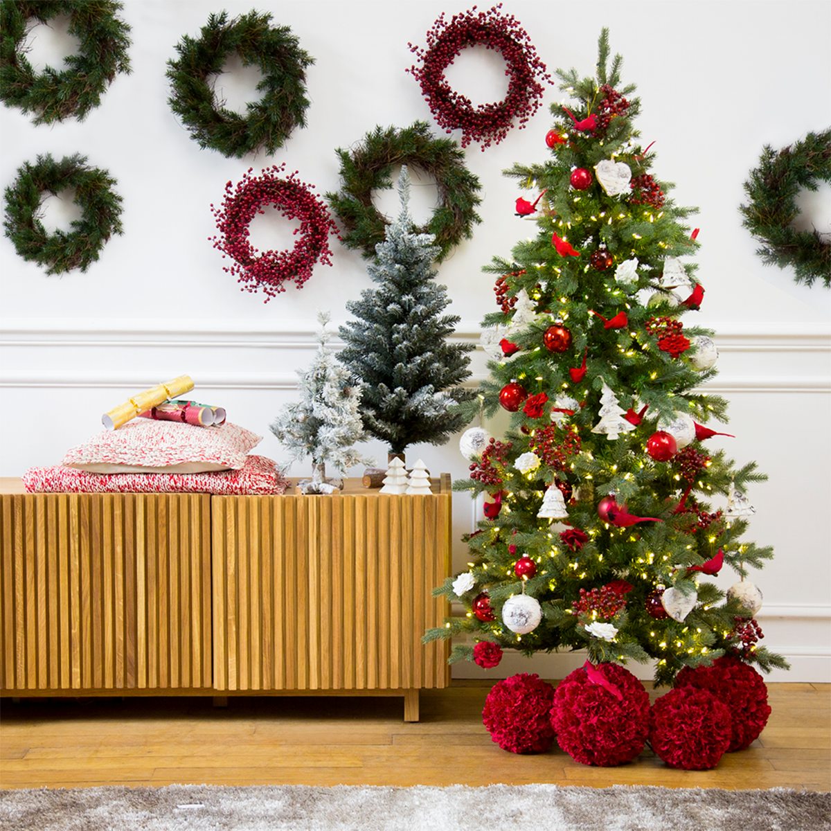 Couronne de Noël en Pin